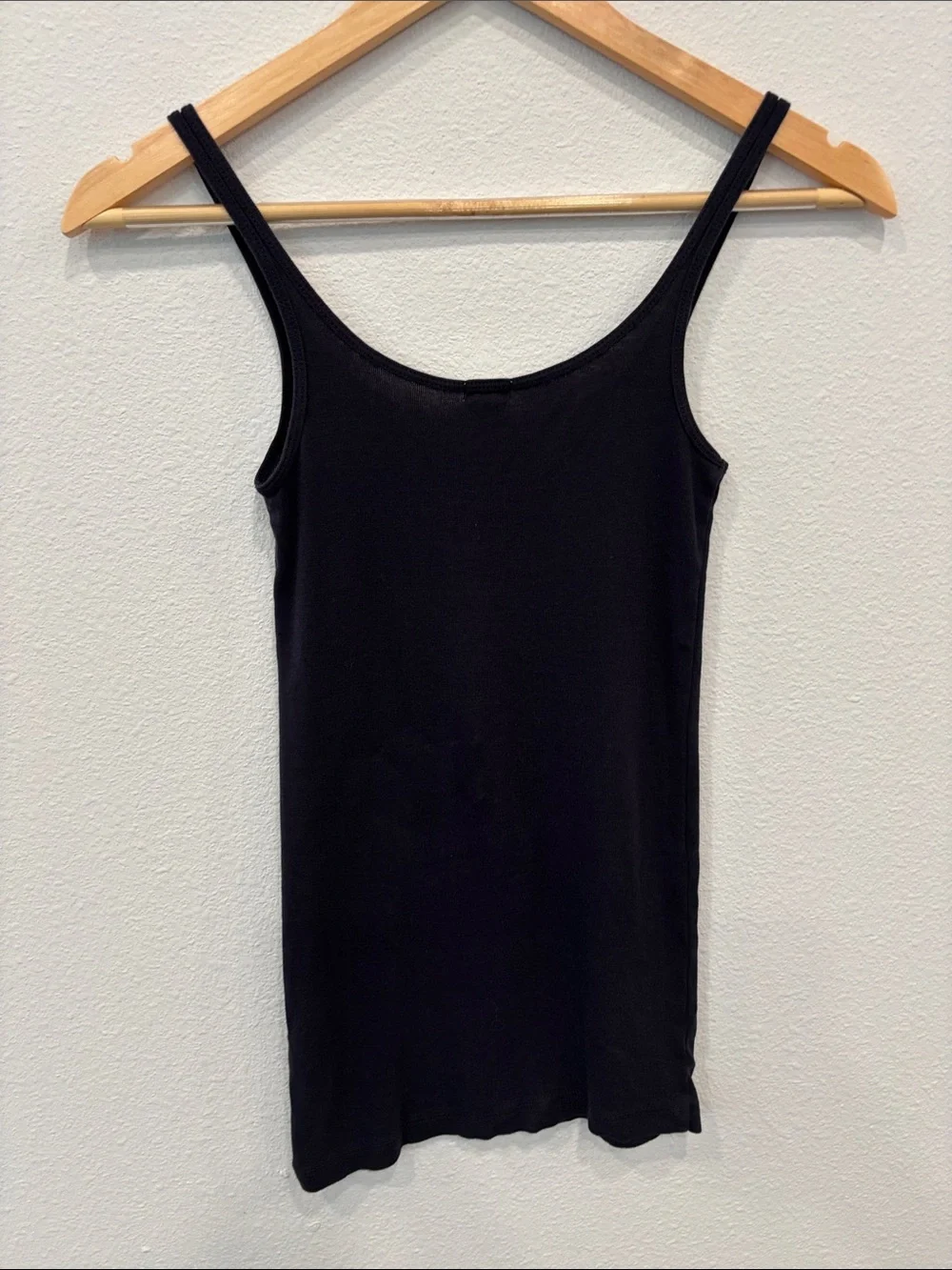 J. Crew Women’s 100% Cotton Navy Ribbed Scoop Tank Size XXS